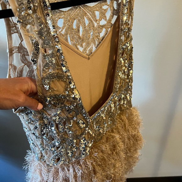 ASOS Cutwork Sequin Mini Dress (Flapper Dress) - Picture 4 of 6